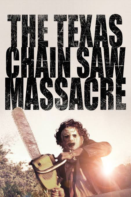 The movie poster for "The Texas Chainsaw Massacre."