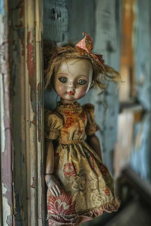 An image of a creepy doll.