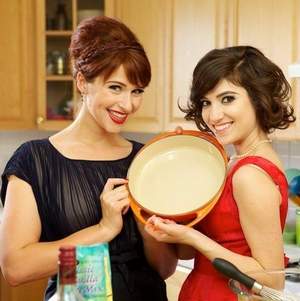 Los Angeles-based Natasha Feldman and Julianna Strickland host a web-based cooking show about food and movies called "Cinema & Spice." They are big "Mad Men" fans, and recently taped a segment about how to throw a "Mad Men" party.