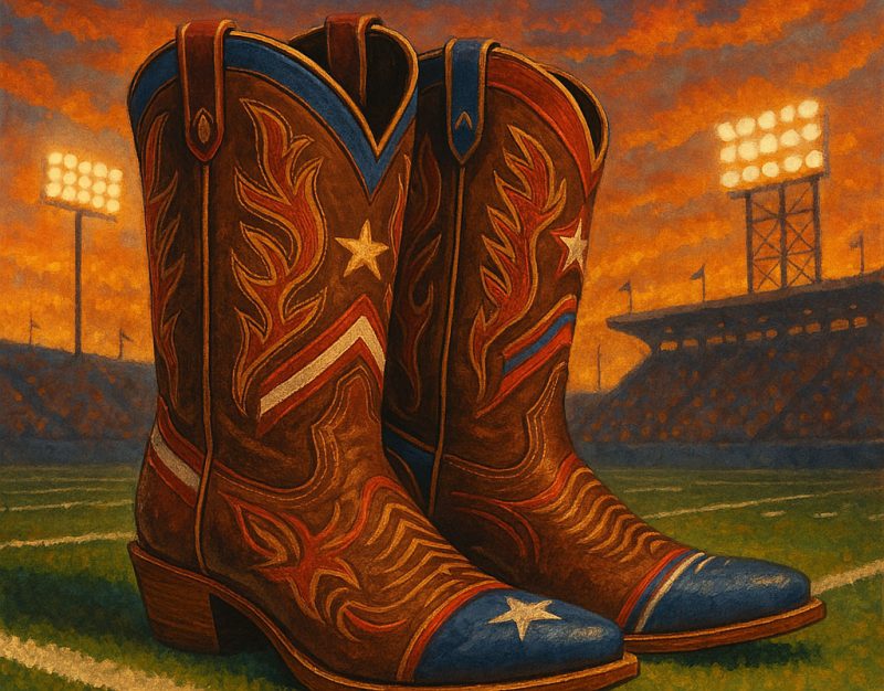 An illustration about Gameday Boots.