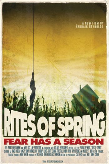 The movie poster for "Rites of Spring."