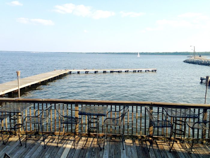 The view from Phillip's on the Reservoir.