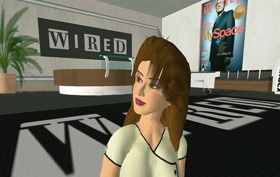 My avatar in Second Life.