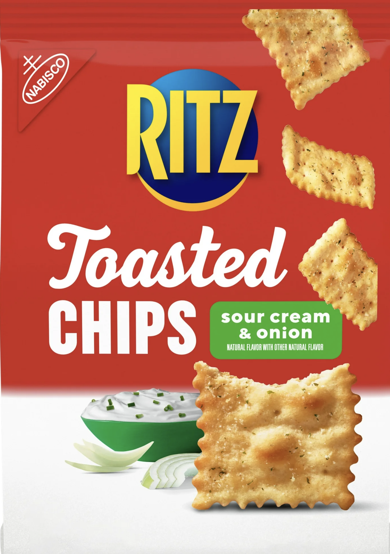 A picture of a bag of Ritz Toasted Chips.