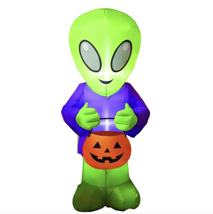 The 4 ft. anamatronic alien from Ollie's.